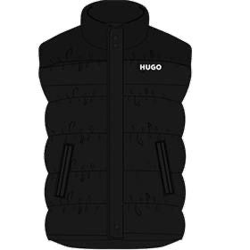 HUGO BOYS BLACK GILET G00482