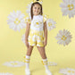 A DEE DAISY DREAMER DOROTHEA DAISY SHORT SET 2514 - BRIGHT WHITE