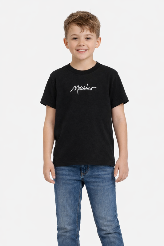 MOSCHINO BLACK T SHIRT HUM058