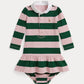 RALPH LAUREN STRIPED BABY/TODDLER DRESS