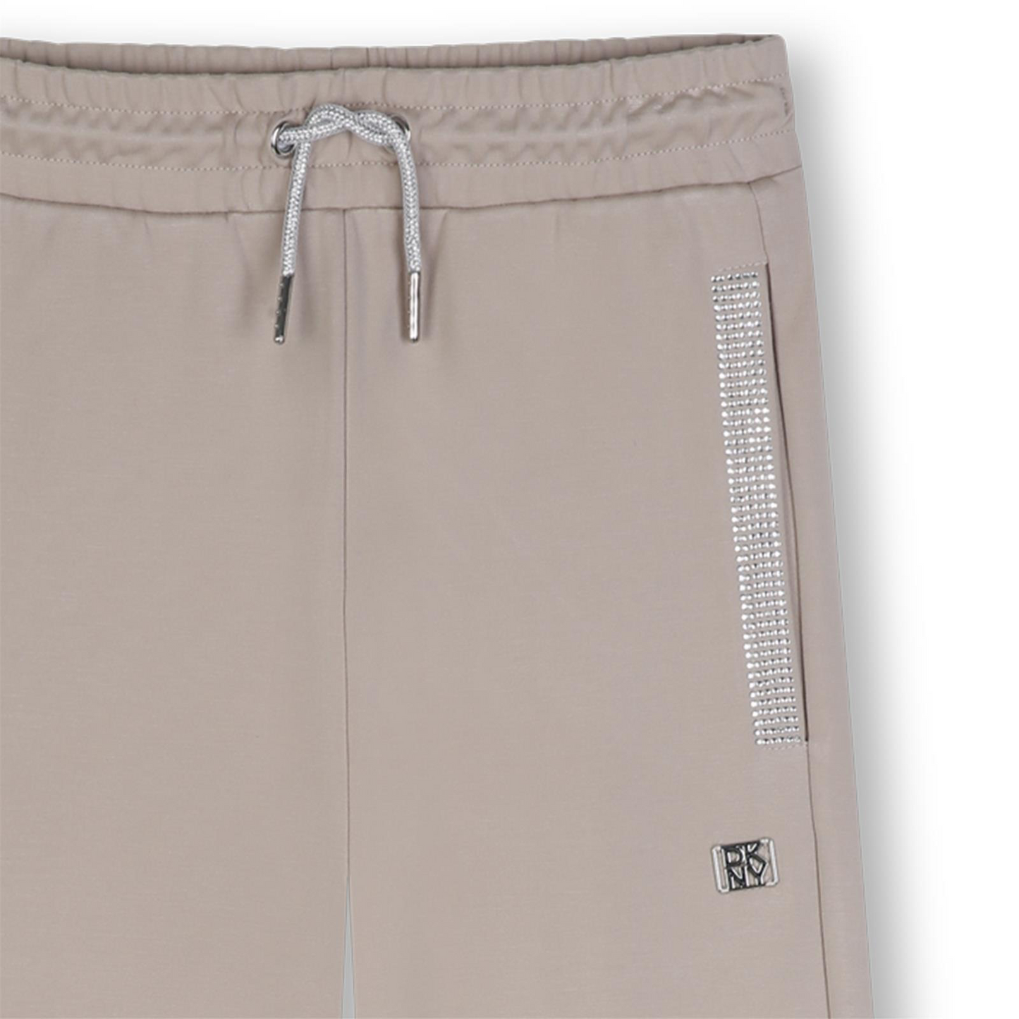 DKNY BEIGE HOODED SWEATSHIRT & TROUSERS SET D62902 D62387