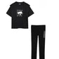 DKNY GIRLS T SHIRT/LEGGINGS SET D62417/D62365