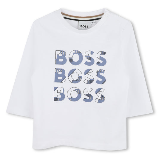 BOSS BABY/TODDLER WHITE T SHIRT J51291