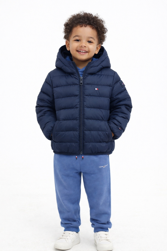 TOMMY HILFIGER ULTRA LIGHT DOWN NAVY JACKET KS00712