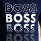 BOSS BOYS NAVY REPEAT LOGO T SHIRT J50775