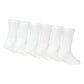 JORDAN LEGEND CREW WHITE SOCKS 6PK BJ0343