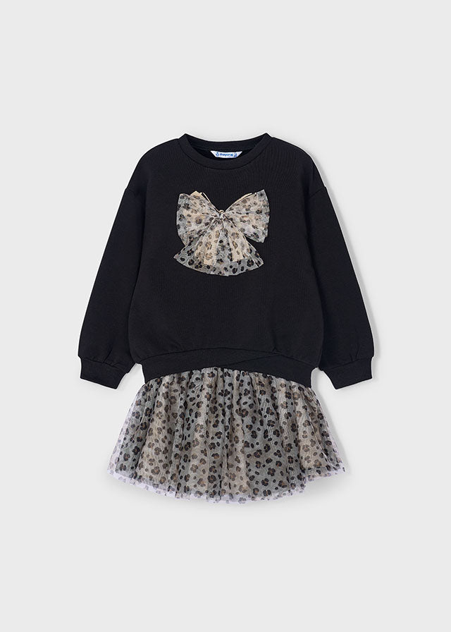 MAYORAL GIRLS BLACK TULLE SKIRT SET 4.936