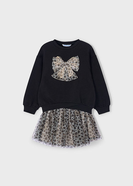 MAYORAL GIRLS BLACK TULLE SKIRT SET 4.936