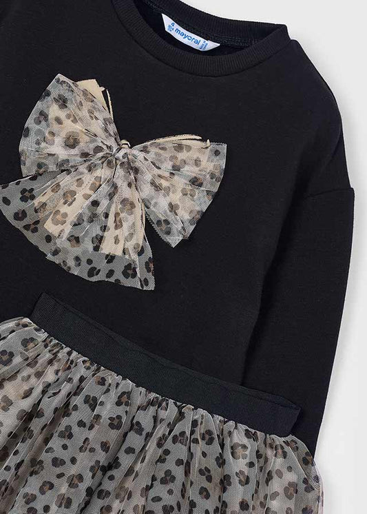 MAYORAL GIRLS BLACK TULLE SKIRT SET 4.936