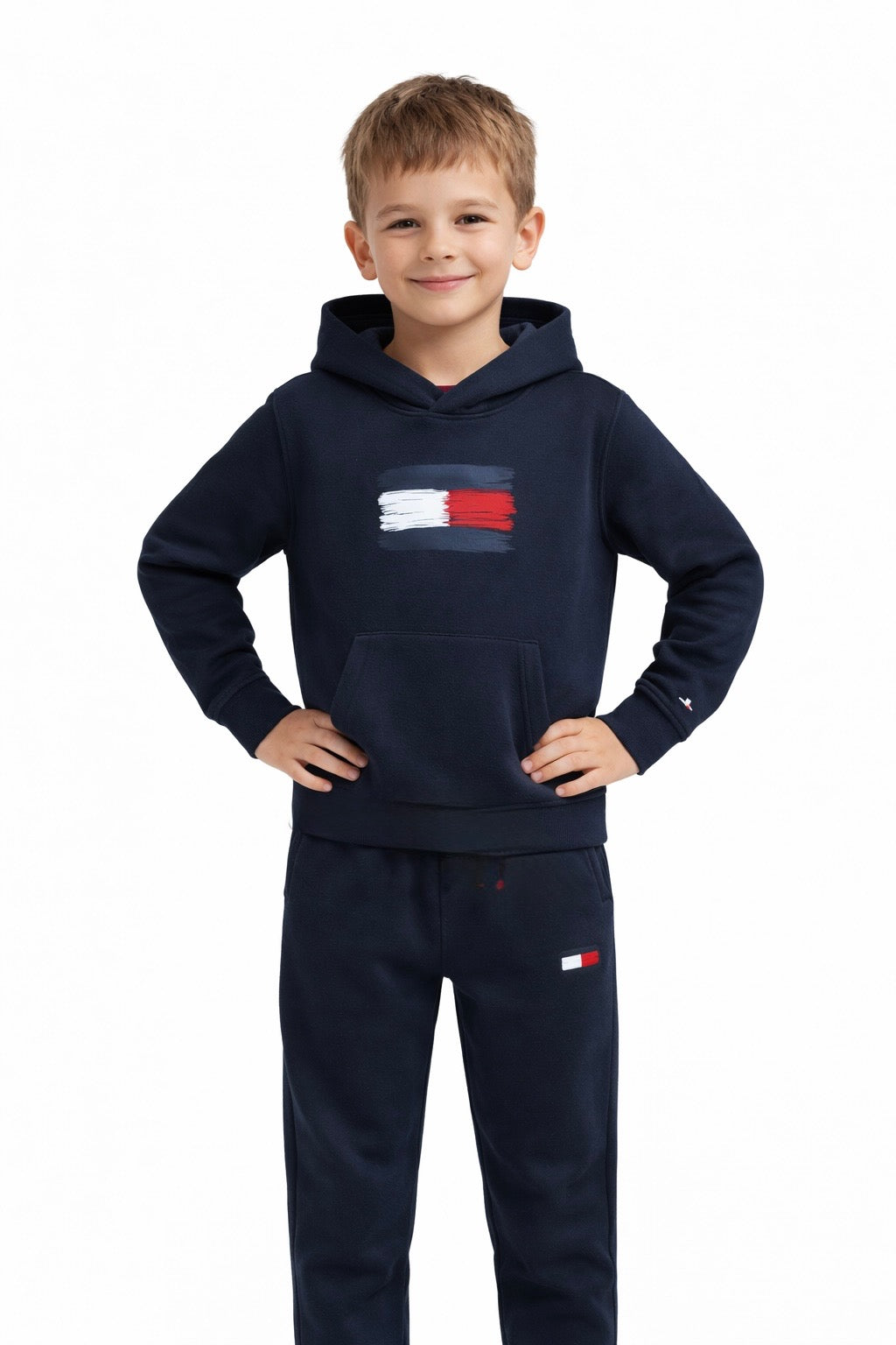 TOMMY HILFIGER NAVY FLAG TRACKSUIT