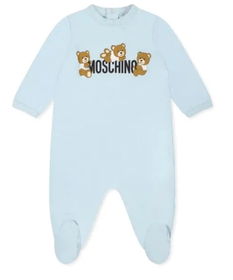 MOSCHINO SKY BLUE BABYGROW MUT047