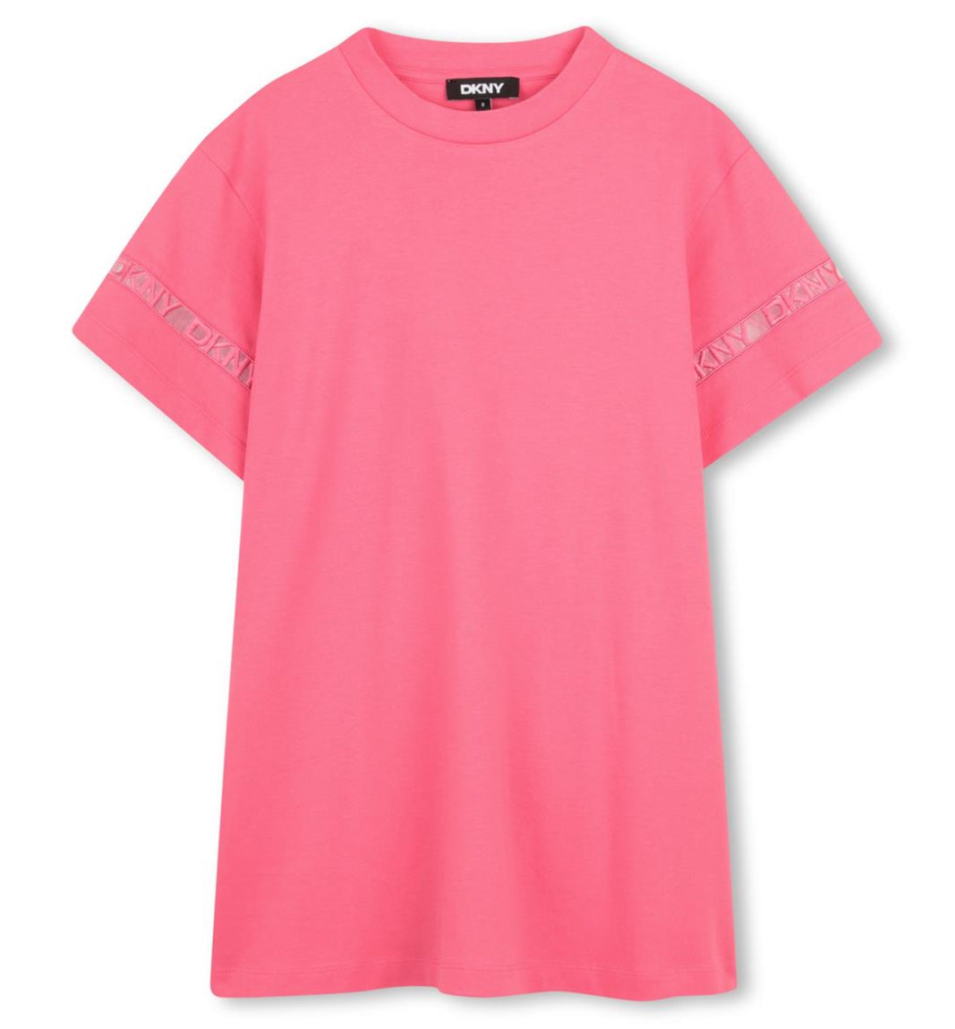 DKNY GIRLS PINK DRESS D62600