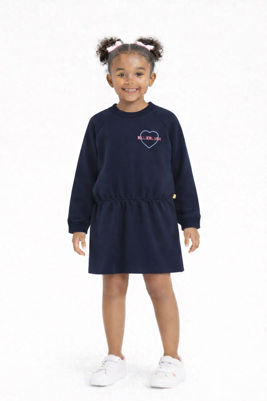 BILLIEBLUSH GIRLS NAVY DRESS U21302