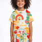 KENZO GIRLS  MULTI COLOURED DRESS K61018