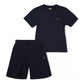 C.P COMPANY BOYS BLACK T SHIRT/SHORTS SET CMG005