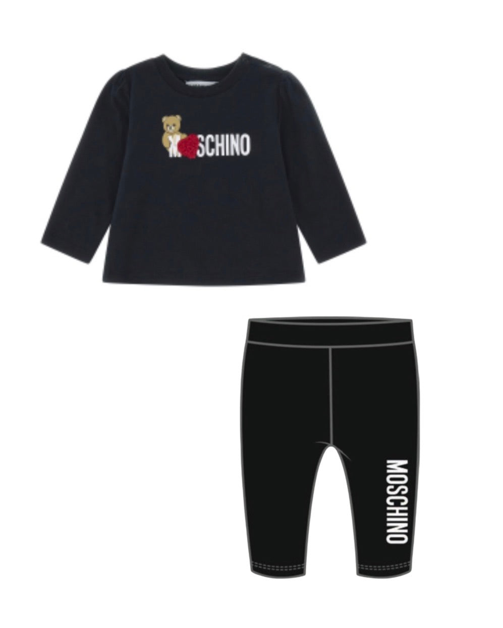 MOSCHINO BABY/TODDLER LEGGINGS SET MAO00V /MDP03P