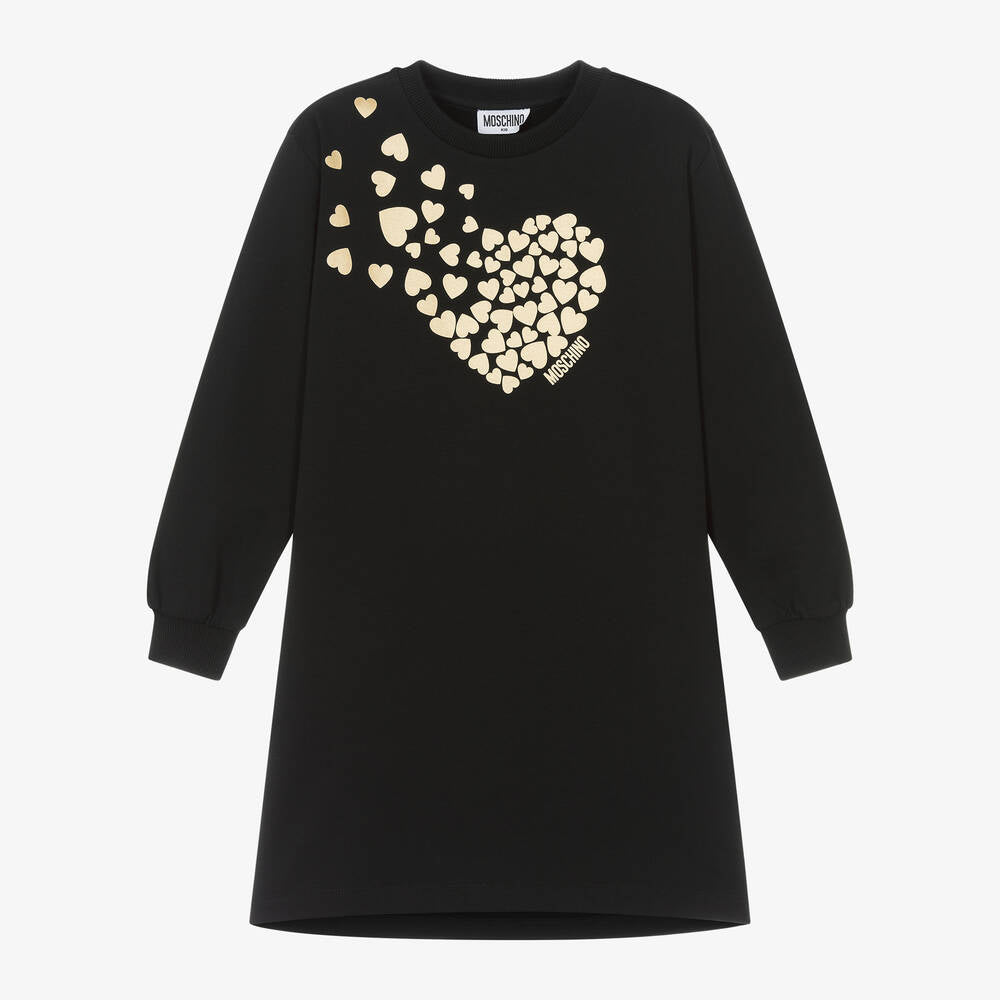 MOSCHINO BLACK HEART DRESS HDV0FH