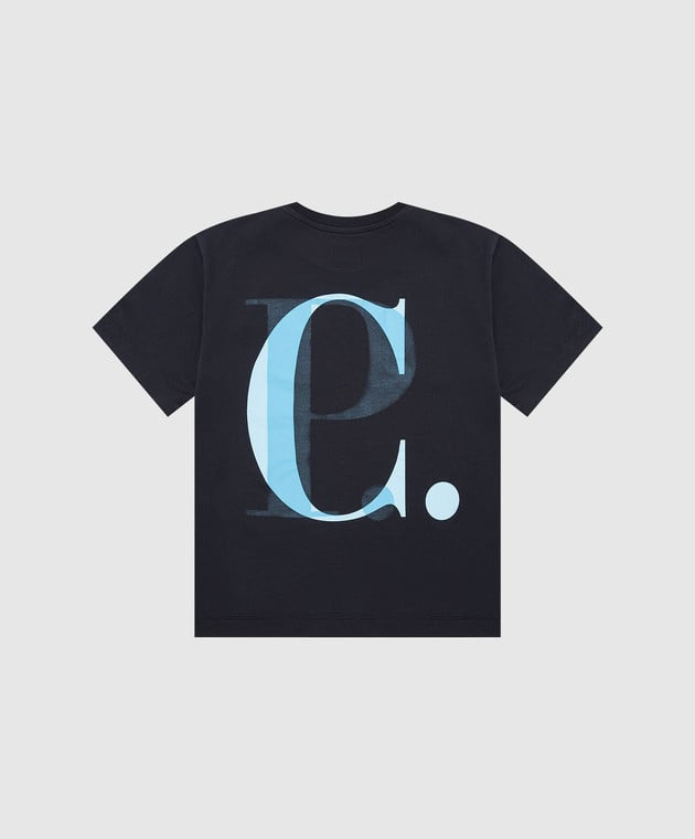 C.P.COMPANY BOYS MAXI NAVY T SHIRT CSM002