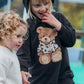 MAYORAL GIRLS BLACK HOODY/LEGGINGS SET 4.928