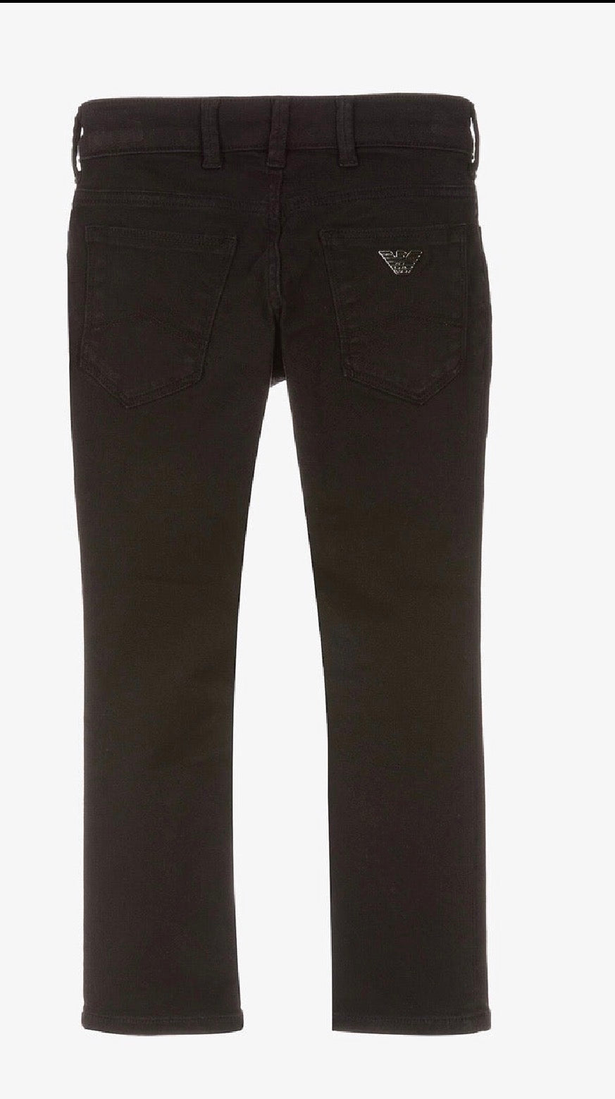 EMPORIO ARMANI BOYS BLACK JEANS
