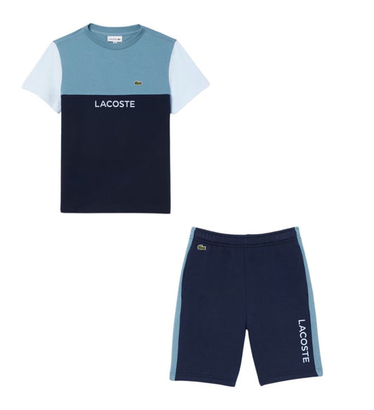 LACOSTE T SHIRT/SHORTS SET TJ8440/TJ8446