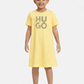HUGO GIRLS YELLOW DRESS G00410