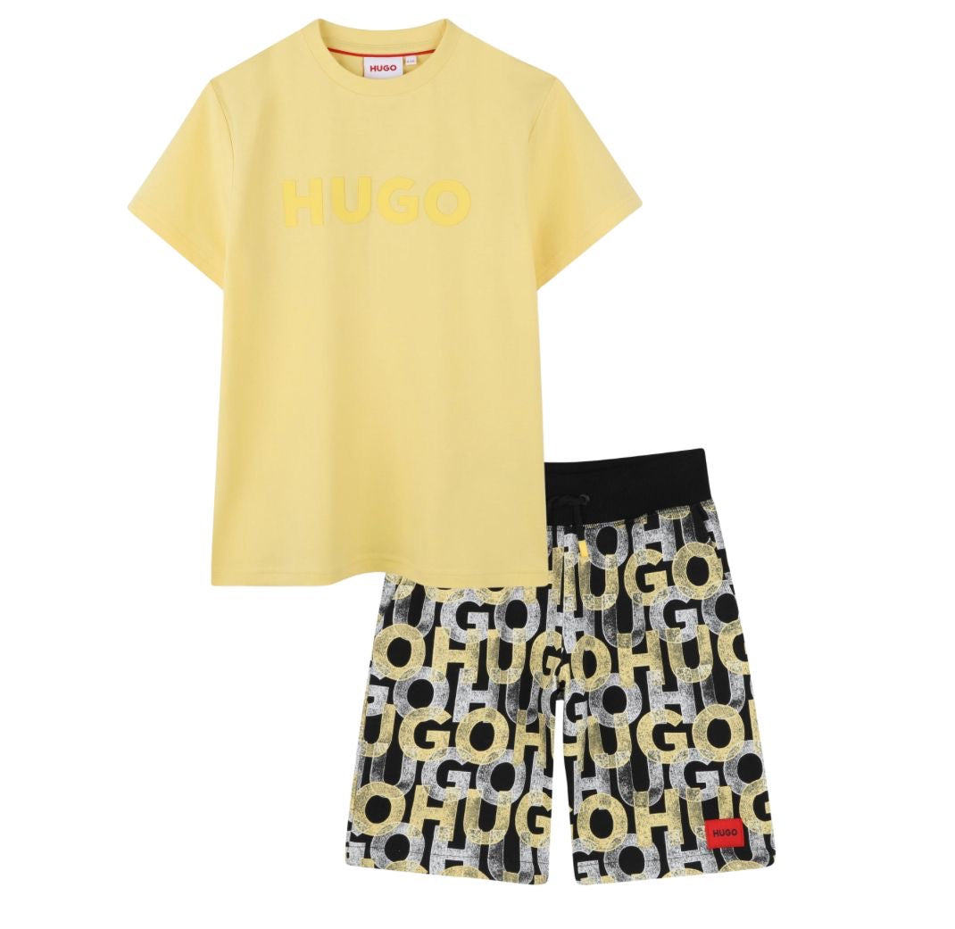 HUGO YELLOW T SHIRT G00333