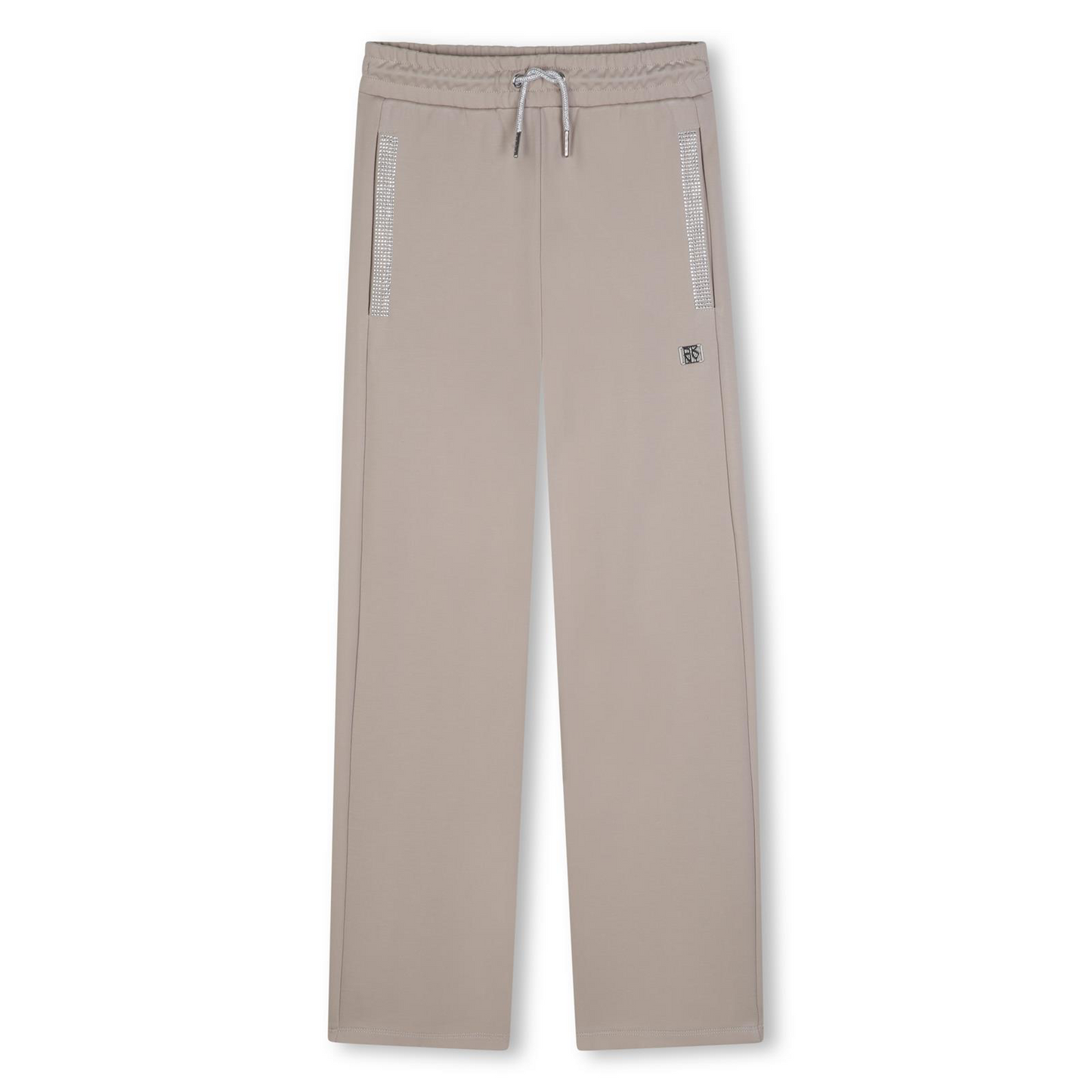 DKNY BEIGE HOODED SWEATSHIRT & TROUSERS SET D62902 D62387