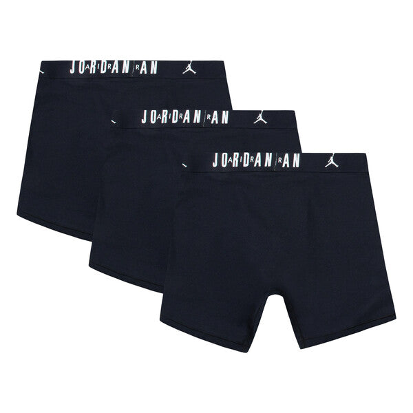 MENS BLACK FLIGHT COTTON CORE 3PK BOXERS JM0622