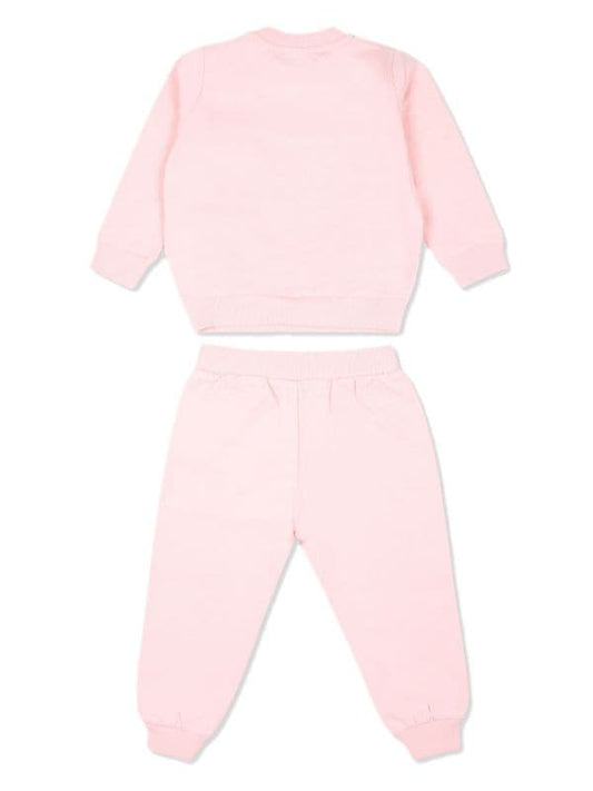 MOSCHINO BABY/TODDLER PINK TRACKSUIT M6K02P