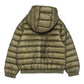 C.P COMPANY BOYS OLIVE GREEN QUILTED JACKET.