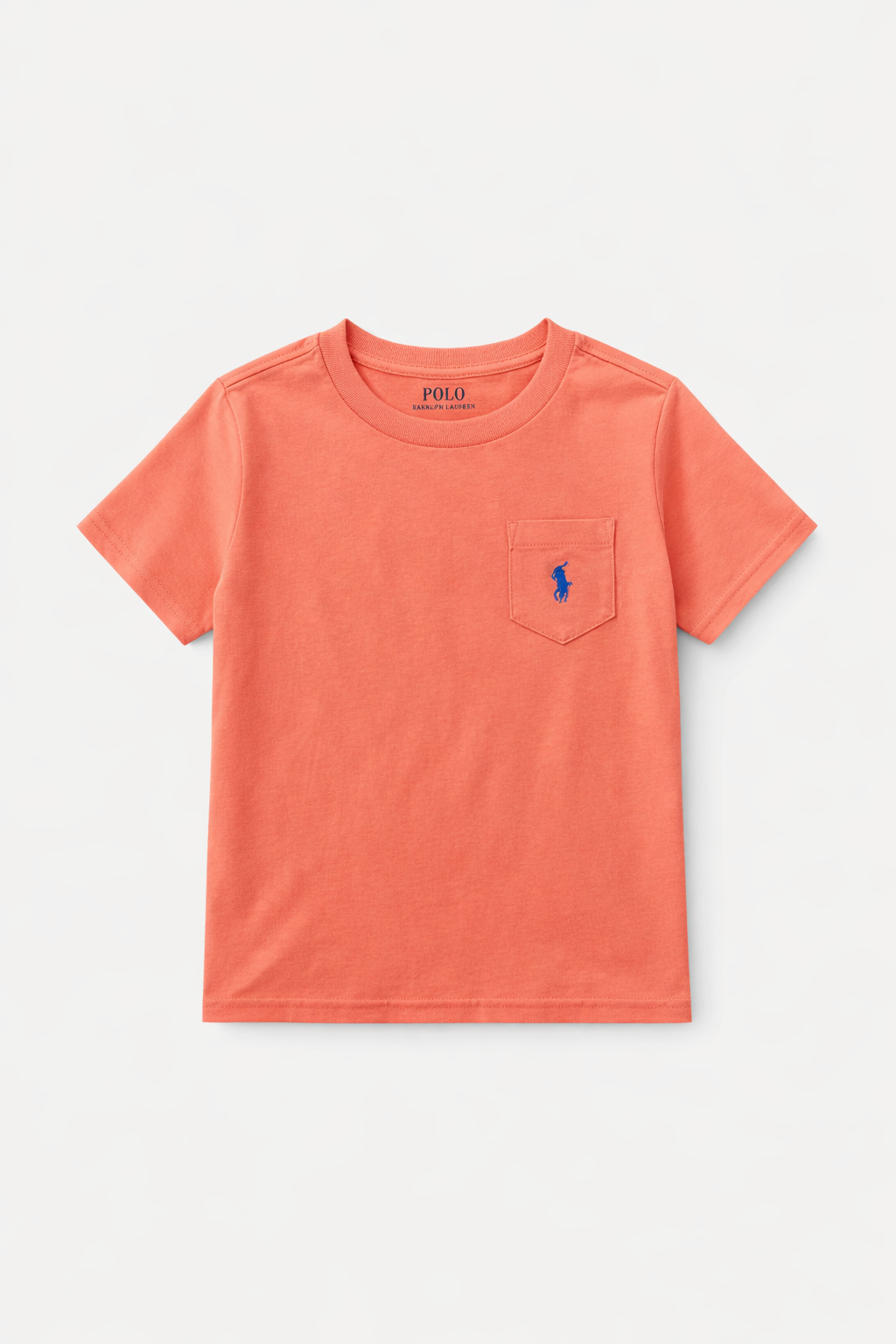 RALPH LAUREN BOY PEACH POCKET T SHIRT 70333501
