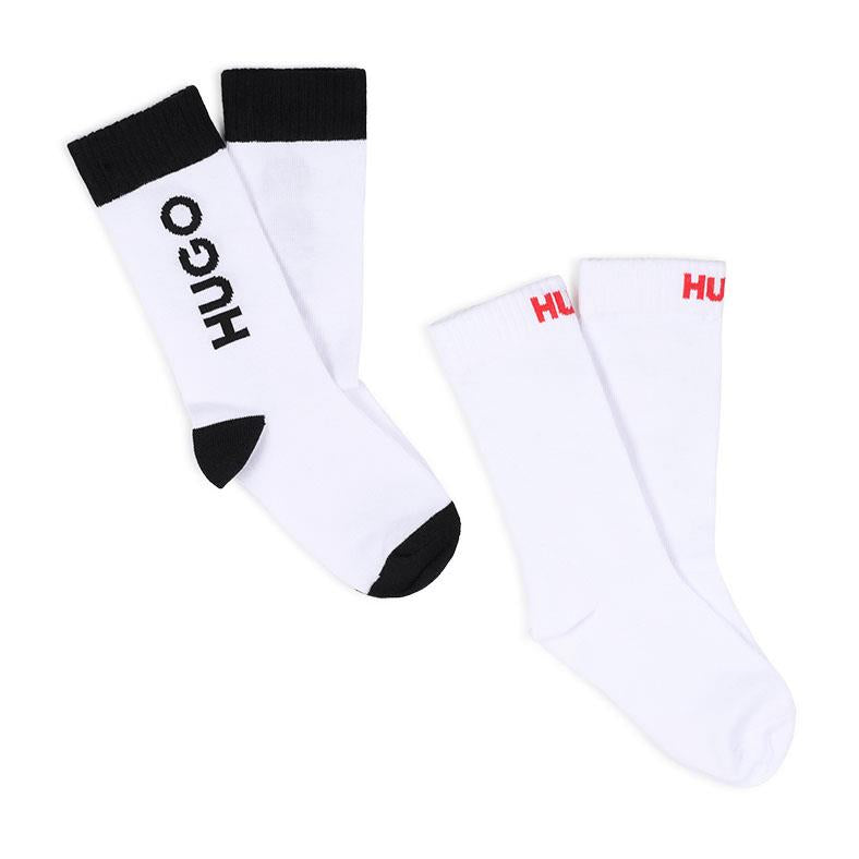 HUGO BOYS 2PK WHITE SOCKS G01169