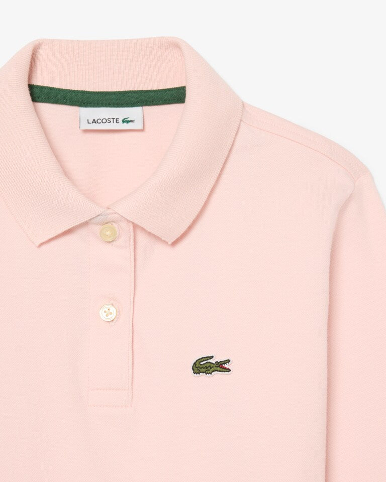 LACOSTE PINK PIQUE POLO DRESS 347900