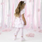 A DEE HEAVENLY HYDRANGEA CECELIA PINK SEERSUCKER FRILL LEGGING SET 1508 - PINK BLOSSOM