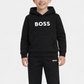 BOSS BOYS BLACK HOODY TRACKSUIT J52351/J52288
