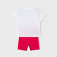 MAYORAL GIRL CYCLE SHORT & T SHIRT SET 3.731