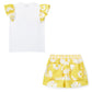 A DEE DAISY DREAMER DOROTHEA DAISY SHORT SET 2514 - BRIGHT WHITE