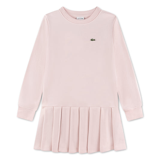 LACOSTE PINK PLEATED SKIRT DRESS 347901