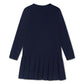 LACOSTE NAVY GIRLS PLEATED SKIRT DRESS 347901