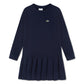 LACOSTE NAVY GIRLS PLEATED SKIRT DRESS 347901
