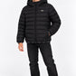 LACOSTE BOYS BLACK MID WEIGHT PUFFER JACKET 847907