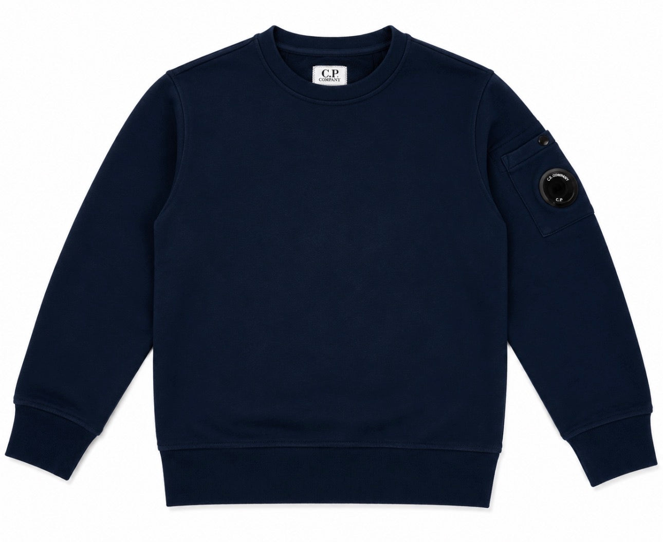 C.P Company Lens Sweater in Eclipse Navy COF00X