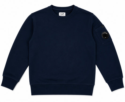 C.P Company Lens Sweater in Eclipse Navy COF00X