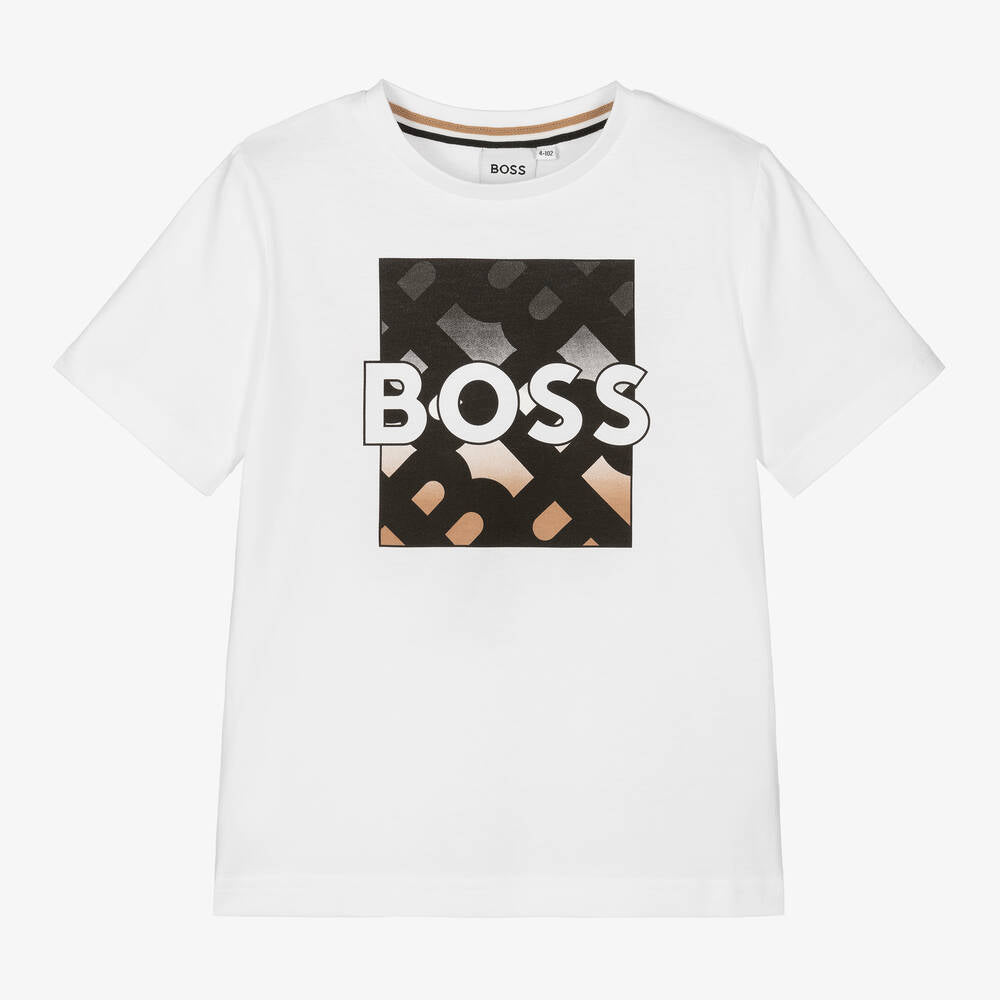 BOSS WHITE T SHIRT J51219