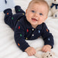 RALPH LAUREN NAVY BABY BOY BABY GROW 70117001