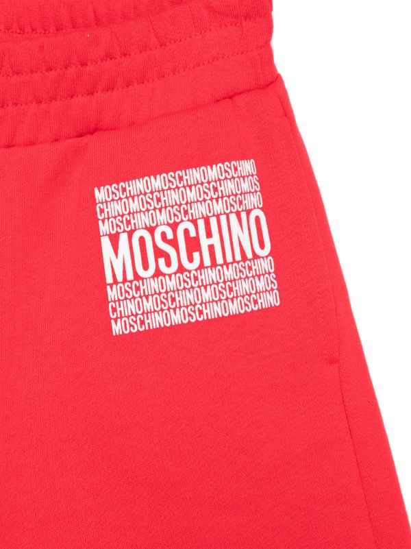 MOSCHINO RED SHORTS SET H6M04K-HUQ028