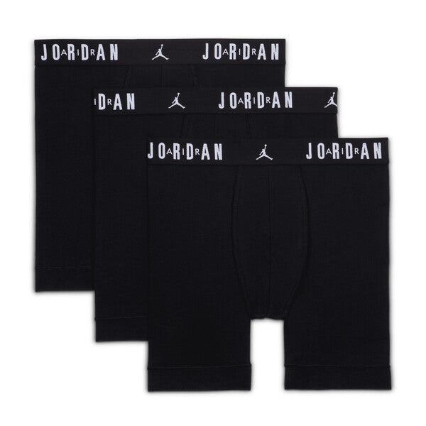 MENS BLACK FLIGHT COTTON CORE 3PK BOXERS JM0622