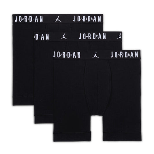 MENS BLACK FLIGHT COTTON CORE 3PK BOXERS JM0622