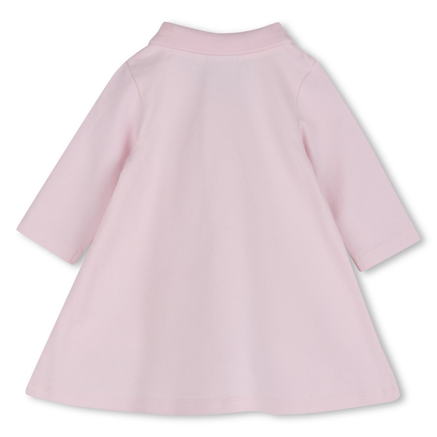 BOSS BABY/TODDLER LONG SLEEVE POLO DRESS IN FESTIVAL BLOOM PINK J53326